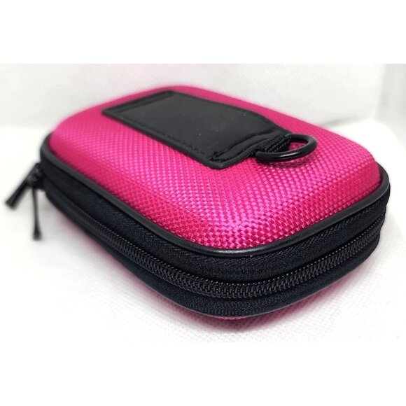 Durable Pink Camera Bag/Wallet with Belt Clip and Hand Bracelet - Hard Shell - Picture 16 of 16